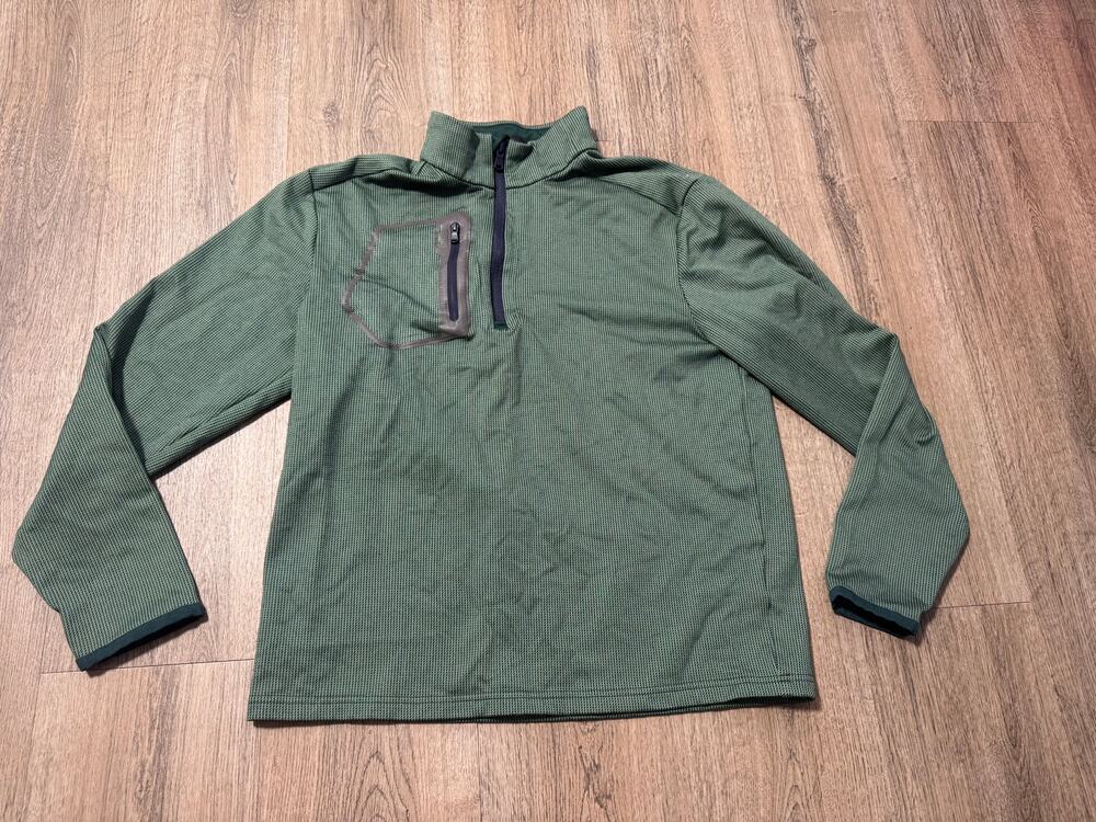 Ralph Lauren Sport RLX Men's Green Quarter-Zip Pullover Sweater